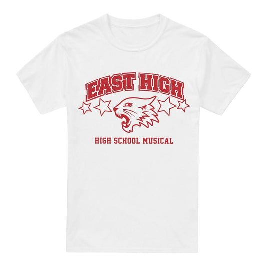 White - Front - High School Musical Mens East High T-Shirt