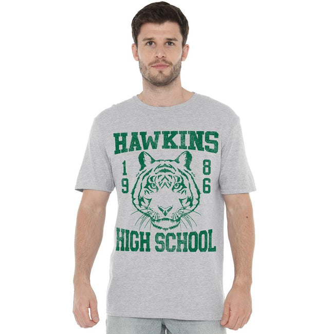 Sport Heather - Side - Stranger Things Mens Hawkins High School 1986 T-Shirt