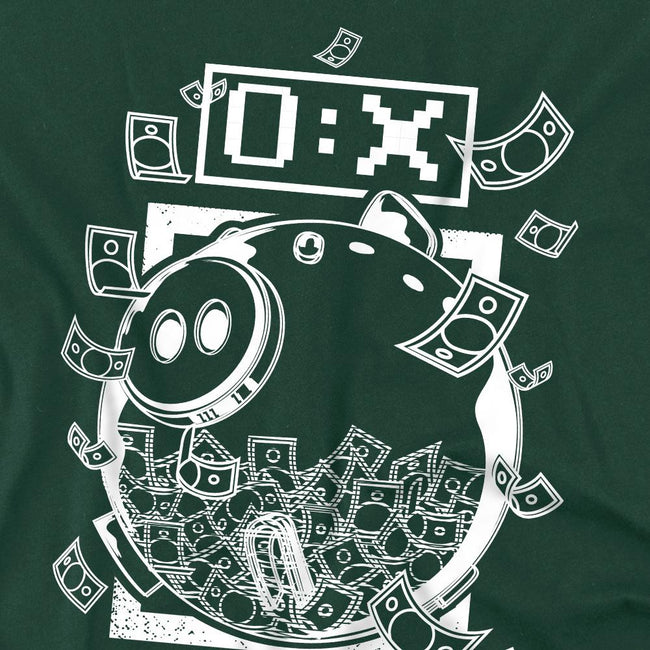 Forest Green - Pack Shot - Squid Game Mens Piggy Bank T-Shirt