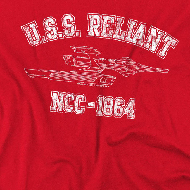 Red - Side - Star Trek Mens Reliant Athletic T-Shirt