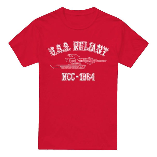 Red - Front - Star Trek Mens Reliant Athletic T-Shirt