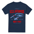 Navy - Front - Star Trek Mens Stardate 2245 T-Shirt