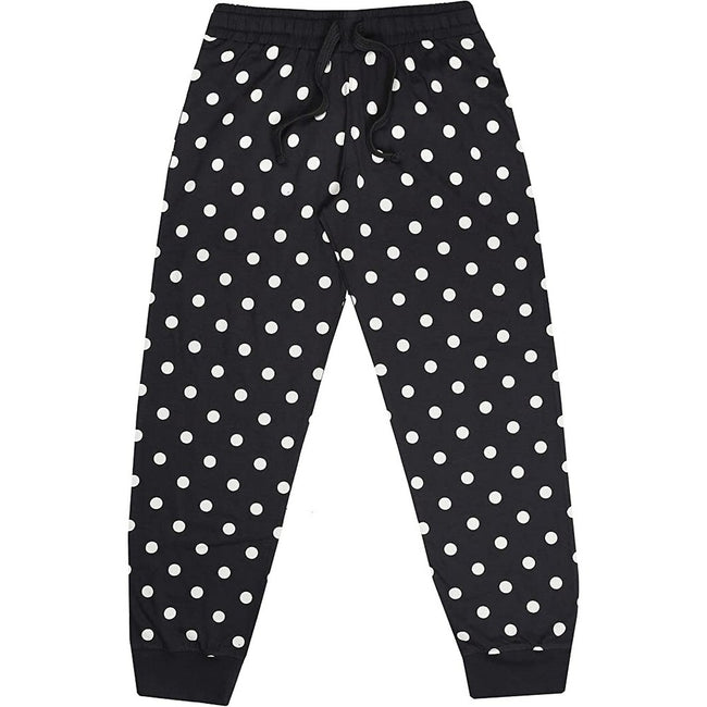 Cream-Black-White - Back - Disney Womens-Ladies Timeless Mickey Mouse Long Pyjama Set