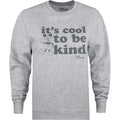 Grey Heather - Front - Disney Womens-Ladies Its Cool To Be Kind Mickey Mouse Sweatshirt