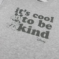 Grey Heather - Side - Disney Womens-Ladies Its Cool To Be Kind Mickey Mouse Sweatshirt