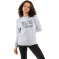 Grey Heather - Lifestyle - Disney Womens-Ladies Its Cool To Be Kind Mickey Mouse Sweatshirt