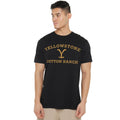 Black - Lifestyle - Yellowstone Mens Arched Logo T-Shirt