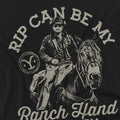 Black - Pack Shot - Yellowstone Mens Rip Can Be My Ranch Hand T-Shirt