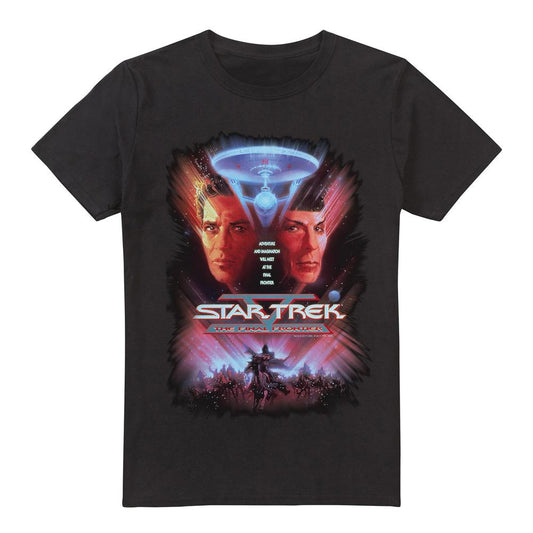 Black - Front - Star Trek Mens The Final Frontier T-Shirt