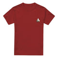 Cardinal - Front - Star Trek Mens The Next Generation Command Emblem T-Shirt