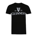 Black - Front - Guinness Mens Logo T-Shirt
