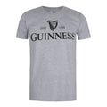 Sports Grey - Front - Guinness Mens Logo T-Shirt