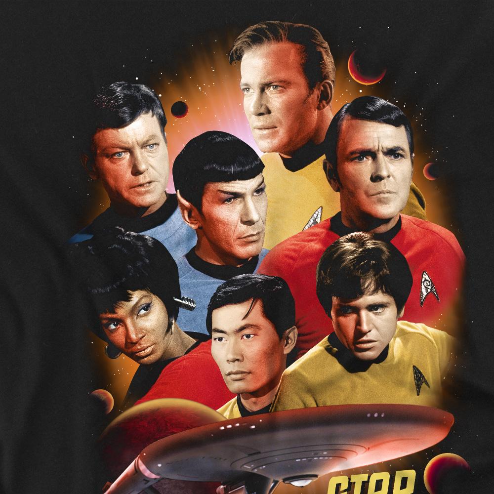 Black - Pack Shot - Star Trek Mens Heart of the Enterprise T-Shirt