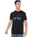 Black - Lifestyle - Star Trek Mens Enterprise Outline T-Shirt