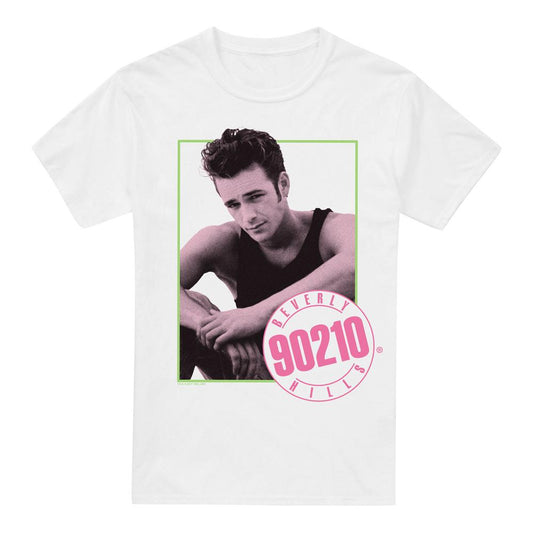 White - Front - 90210 Mens Dylan T-Shirt
