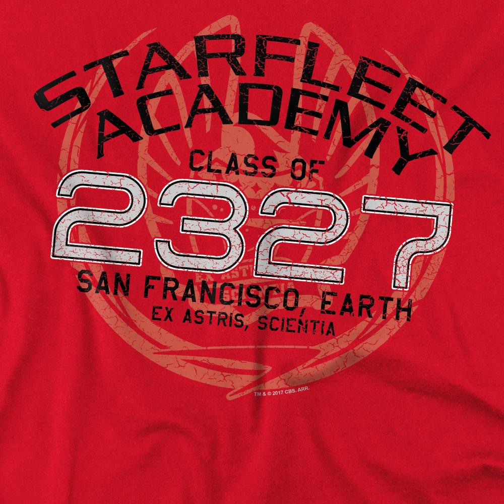 Red - Pack Shot - Star Trek Mens Graduation Jean-Luc Picard T-Shirt