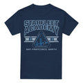 Navy - Front - Star Trek Mens Starfleet Academy Earth T-Shirt