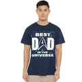 Navy - Lifestyle - Star Trek Mens Best Dad in the Universe Fathers Day T-Shirt