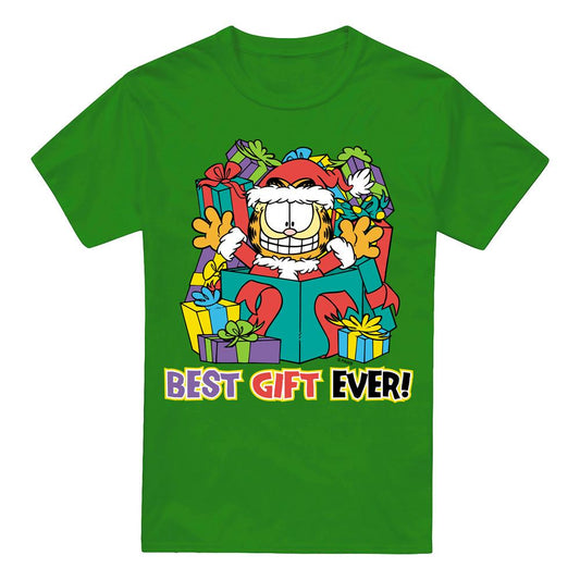 Kelly Green - Front - Garfield Mens Best Gift Ever T-Shirt