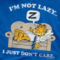 Royal Blue - Side - Garfield Mens Not Lazy T-Shirt