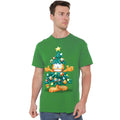 Kelly Green - Side - Garfield Mens Tree T-Shirt