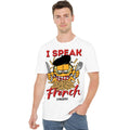 White - Lifestyle - Garfield Mens Speaking Love T-Shirt