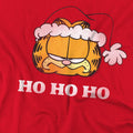 Red - Side - Garfield Mens Ho Ho Ho T-Shirt