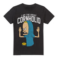 Black - Front - Beavis & Butthead Mens Cornholio T-Shirt