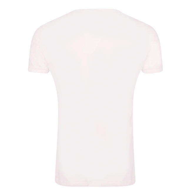 White-Yellow-Purple - Back - Marvel Mens Snap Thanos T-Shirt