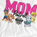 White - Side - Paw Patrol Mens Mom Patrol Mothers Day T-Shirt