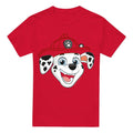 Red - Front - Paw Patrol Mens Grin Marshall T-Shirt