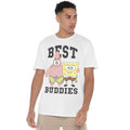 White - Lifestyle - SpongeBob SquarePants Mens Best Buddies Patrick Star T-Shirt
