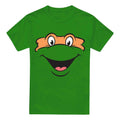 Kelly Green - Front - Teenage Mutant Ninja Turtles Mens Michelangelo Smile T-Shirt
