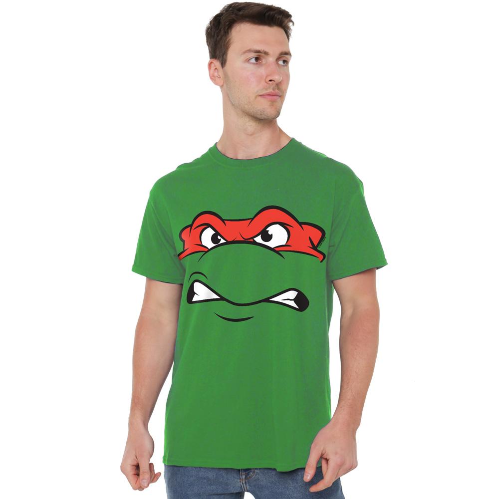 Kelly Green - Pack Shot - Teenage Mutant Ninja Turtles Mens Angry Raphael T-Shirt