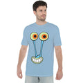 Light Blue - Lifestyle - SpongeBob SquarePants Mens Gary Snail Smile T-Shirt