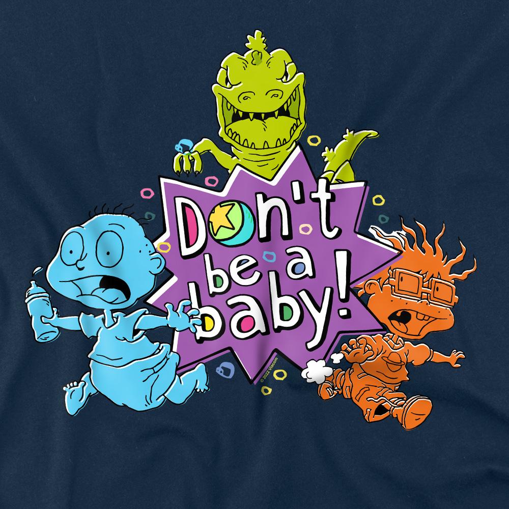 Navy - Pack Shot - Rugrats Mens Babies Run For The Hills T-Shirt