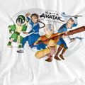 White - Side - Avatar: The Last Airbender Mens Group T-Shirt