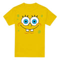 Yellow - Front - SpongeBob SquarePants Mens Smiling Face T-Shirt