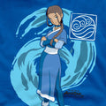 Royal Blue - Side - Avatar: The Last Airbender Mens Water Wave Katara T-Shirt