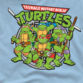 Light Blue - Side - Teenage Mutant Ninja Turtles Mens Classic Turtles T-Shirt