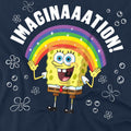 Navy - Side - SpongeBob SquarePants Mens Imagination T-Shirt