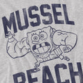 Sport Heather - Side - SpongeBob SquarePants Mens Mussle Beach Lifting Team T-Shirt