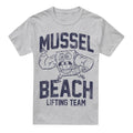 Sport Heather - Front - SpongeBob SquarePants Mens Mussle Beach Lifting Team T-Shirt