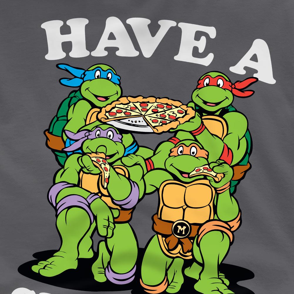 Charcoal - Pack Shot - Teenage Mutant Ninja Turtles Mens Have A Slice Day T-Shirt