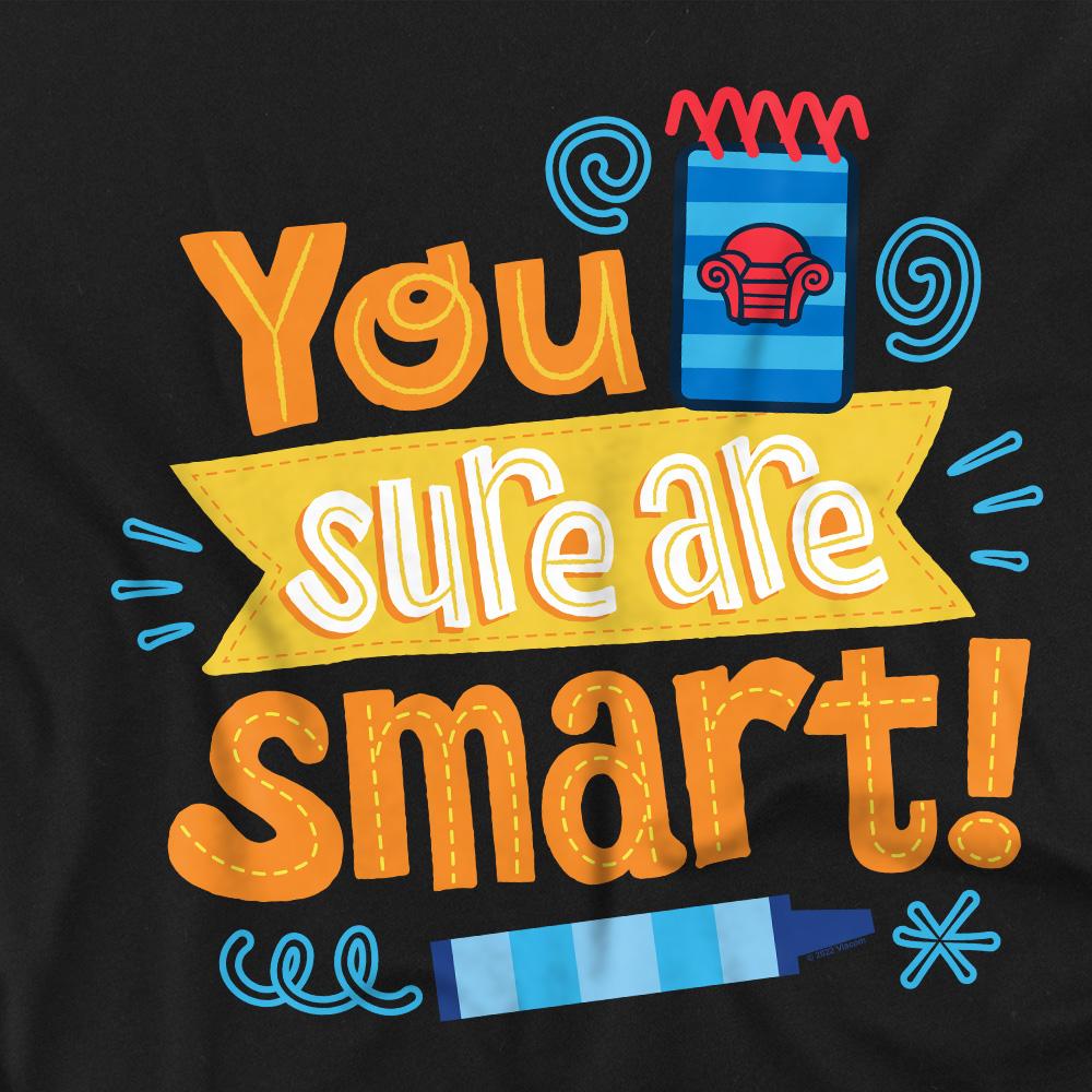 Black - Pack Shot - Blue´s Clues & You! Mens You Sure Are Smart! T-Shirt