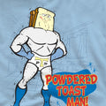 Light Blue - Side - Ren & Stimpy Mens Powdered Toast Man T-Shirt