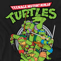 Black - Side - Teenage Mutant Ninja Turtles Mens Group T-Shirt