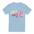 Light Blue - Front - SpongeBob SquarePants Mens Gary The Snail T-Shirt