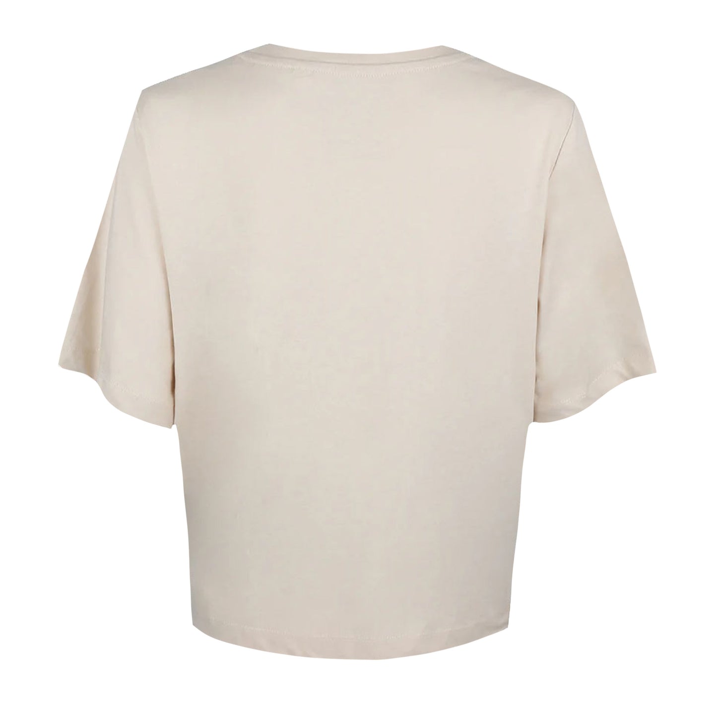 Nude-Grey-White - Back - Star Wars: The Mandalorian Womens-Ladies Song The Child Boxy Crop Top