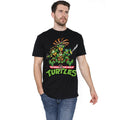 Black - Lifestyle - Teenage Mutant Ninja Turtles Mens Manga Turtles T-Shirt